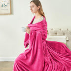 BEDELITE Fleece Blanket Hot Pink Valentines Throw Blanket - Image 5