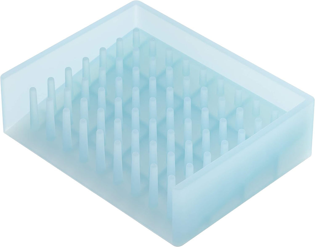 Yamazaki Home Self Draining Soap Tray - Floating Holder Dish for Sink, Silicone, No Assembly Req.
