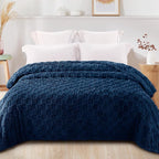 Exclusivo Mezcla Queen Size Flannel Fleece Blanket, Super Soft and Warm - Image 3