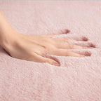 Ashler HOME DECO Ultra Soft Faux Rabbit Fur Chair Couch Cover Area Rug - Image 5