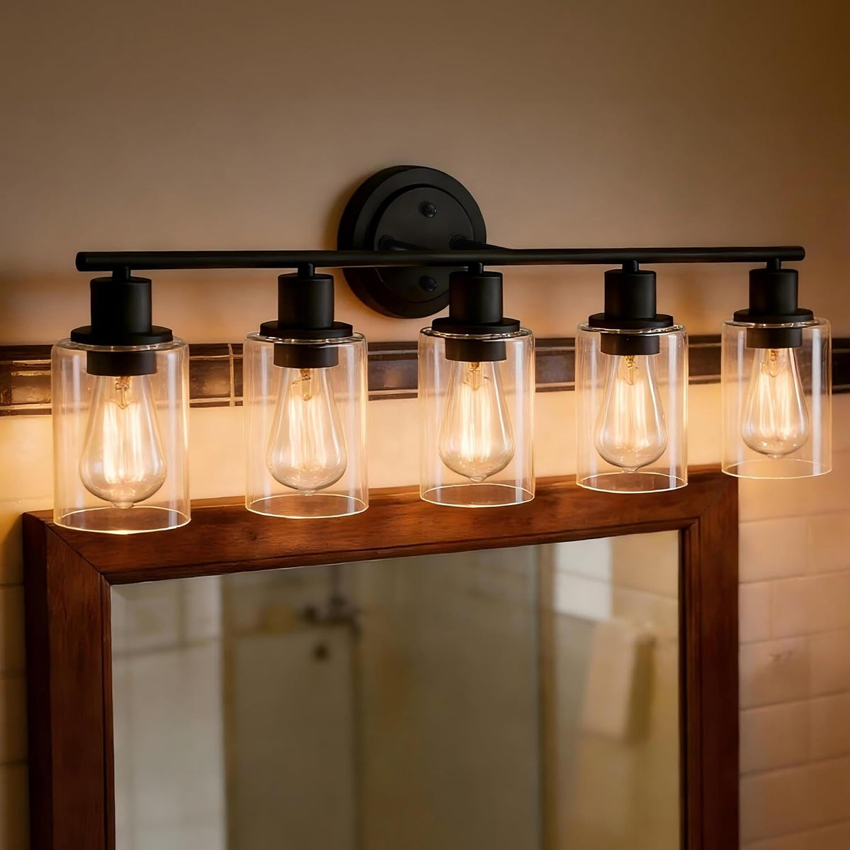 Oil Rubbed Bronze 3-light Bathroom Vanity Light Fixture Over Mirror Sink