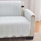 Great Bay Home Velvet Sofa Cover - Image 4