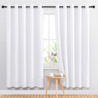 NICETOWN White Window Draperies and Curtains by NICETOWN