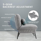 COMHOMA Futon Sofa Bed, 72″ Convertible Sleeper Sofa, Upholstered Loveseat