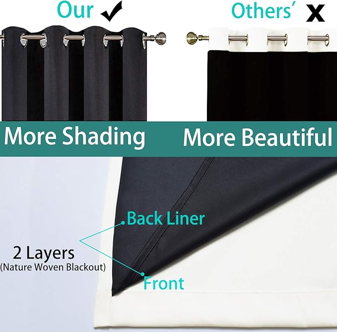 Yakamok 100% Blackout Curtains - Image 5