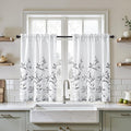 HOMEIDEAS Kitchen Curtains, Short Non-See-Through Privacy 30X36 Inch Length by HOMEIDEAS