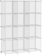 AWTATOS 12 Cube Storage Organizer, Closet Organizers Storage Shelves, Pink