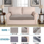 H.VERSAILTEX Super Stretch Individual Seat Cushion Covers Sofa Covers Couch - Image 2