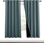NICETOWN 100% Blackout Window Curtain Panels, Cold and Full Light Blocking - Image 2