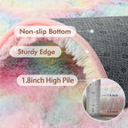 4x6 Ft Shag Kids Colorful Rugs for Bedroom, Ultra Soft Fluffy Furry Area Rugs - Image 5