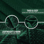 Exclusivo Mezcla Fleece Bed Blanket Queen Size, Super Soft and Warm Blankets - Image 7