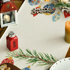 Artoid Mode Nutcracker Christmas Table Runner Home Party Decor 13x108 Inch
