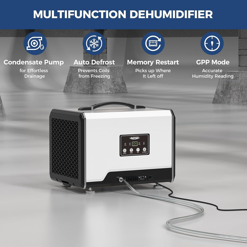 ALORAIR 70 Pints Crawl Space/Commercial Dehumidifier with Pump(Helios MP35)
