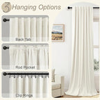 Pitalk Black Out Curtains for Living Room Boho Home Decoration Thermal - Image 6