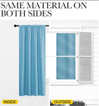 NICETOWN RV Blackout Curtains for Camper Windows, Teal Blue, Kitchen Short - Image 5