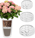 6 PCS Round Planter Inserts for Large Tall Pots,10" 11'' 12'' Stainless Steel Flower Pot Lift Insert Portable Planter Accessories Use Less Potting Soil,for Inside Pots with Drainage Hole