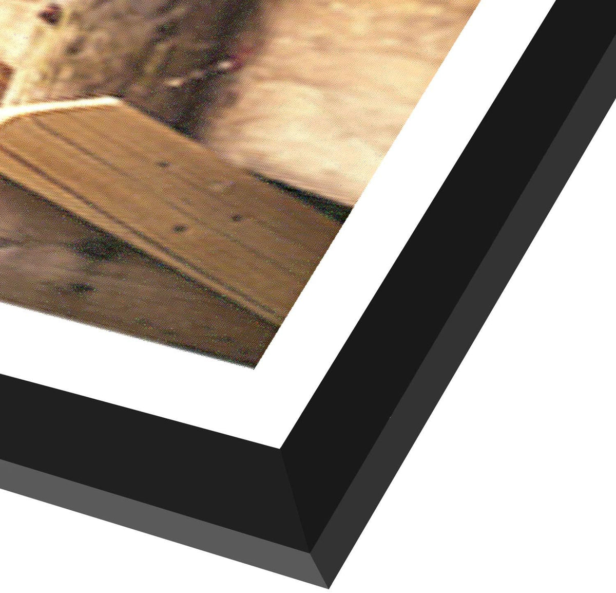 Americanflat 4x6 Collage Picture Frame - Fits 5 - Engineered Wood - Black