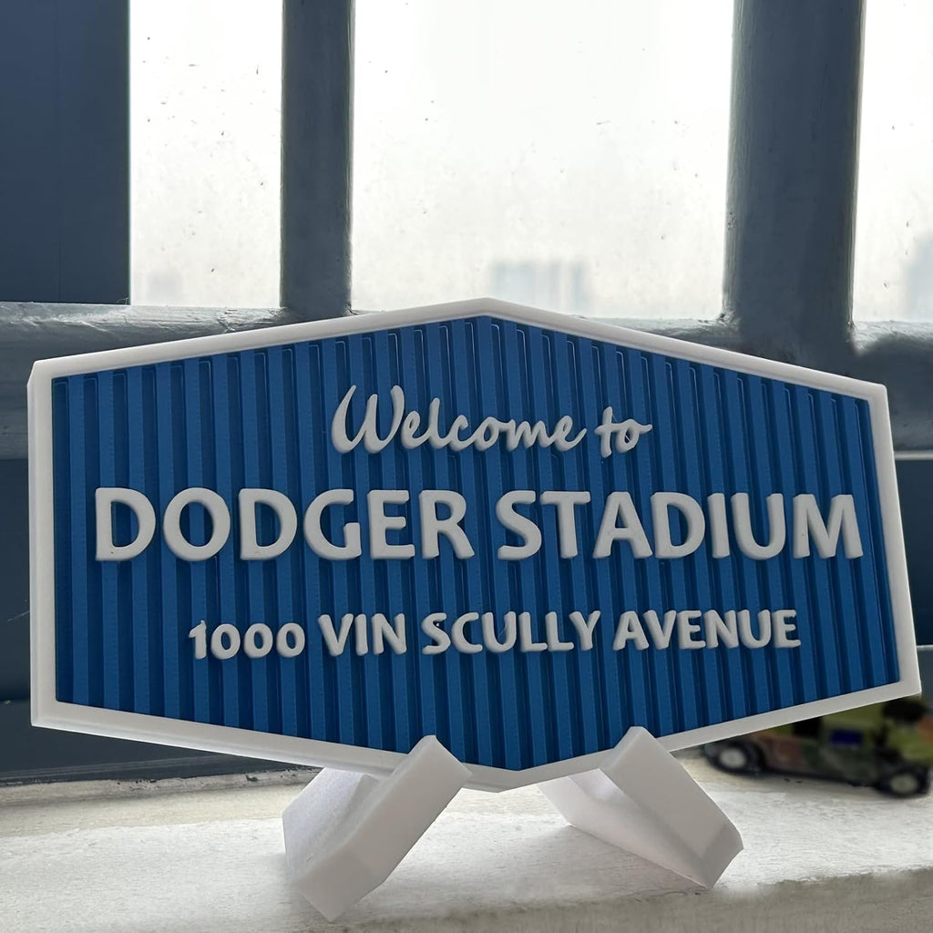 Dodger Stadium Sign for Baseball Fan, 3D Decorative Collectible Accessory