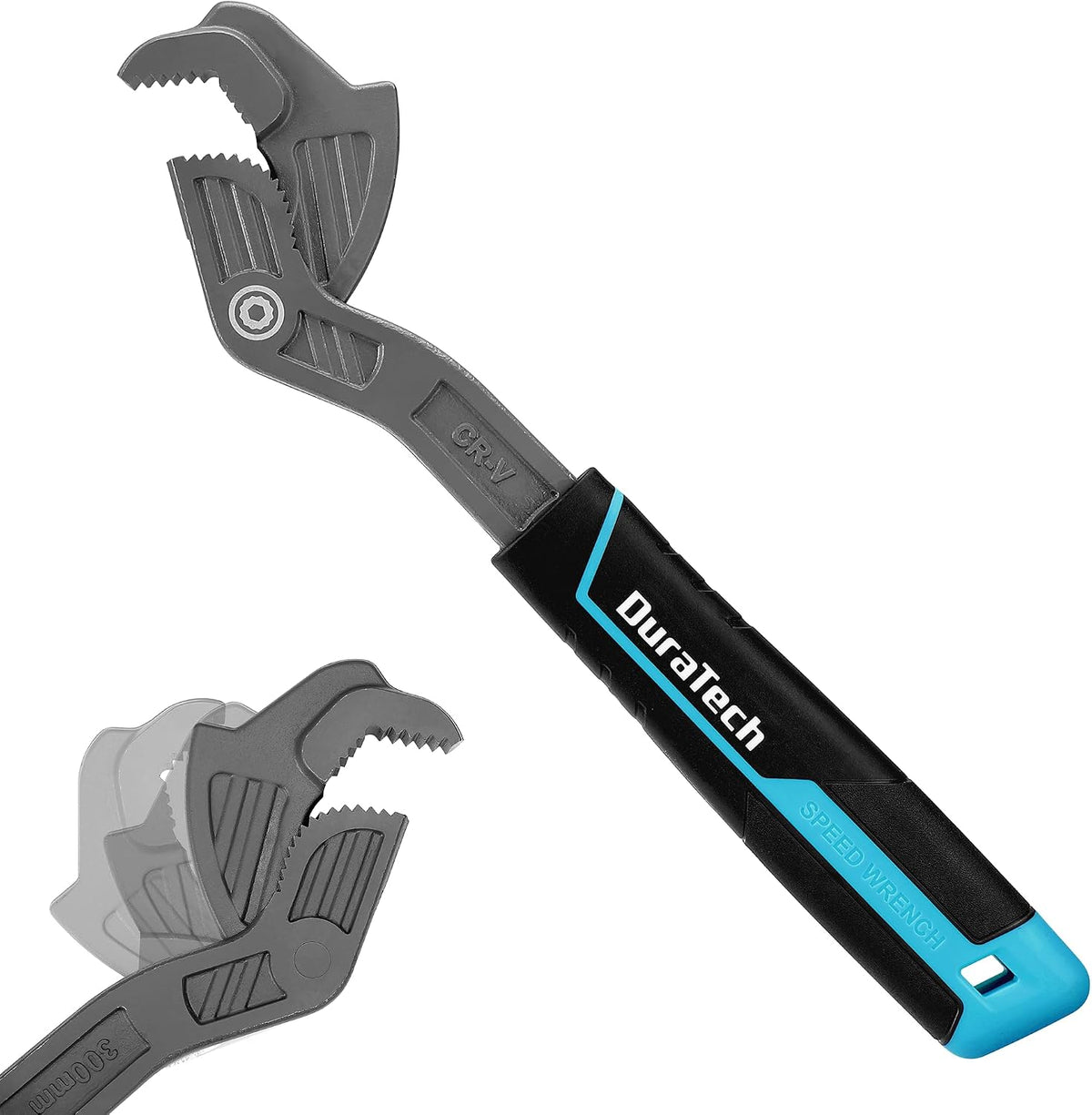 DURATECH 10-Inch Self-Adjusting Wrench, Self-Locking Pipe Wrench