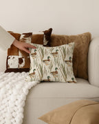 Rustic Farmhouse Mallard Duck Pillow Covers 18x18, Mallard Duck Nursery Decor, Ducks Hunting Gifts Decorative Throw Pillow Covers for Kids Room Home Living Room Bedroom