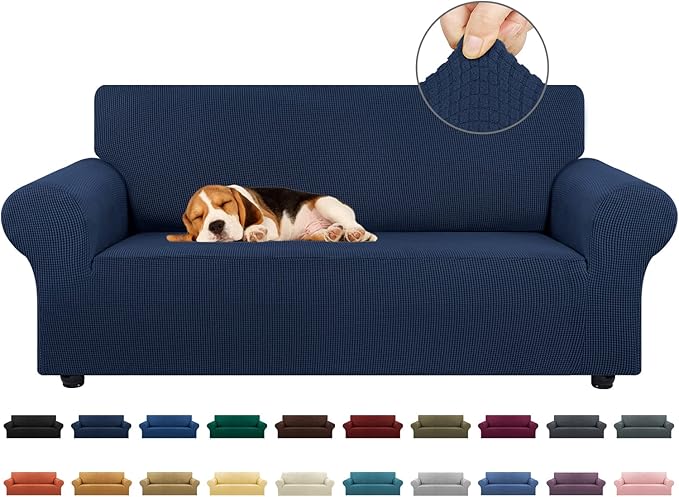 KEKUOU Stretch Loveseat Sofa Cover Slipcover, Couch Covers by KEKUOU