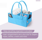 Mr. Pen- Baby Diaper Caddy Organizer, Blue