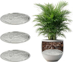 Set of 3, 16.5-inch Stainless Steel Round Plant Pot Risers