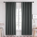 Deconovo Blackout Curtains, Thermal Insulated, W52 x L84 2 Panels, Back Tab by Deconovo
