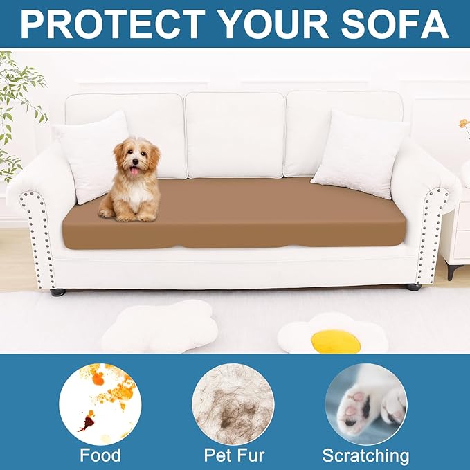 Smiry Printed Couch Cushion Covers, Stretch Soft Couch Covers - Image 7