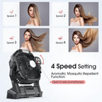 Portable Fan Rechargeable 20000mAh Cordless Battery Powered Camping Fan