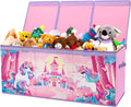Large Toy Box Collapsible Chest Organizer with Flip Lid for Kids