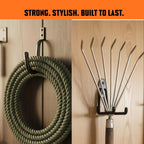 20 Pack Heavy Duty Garage Hooks, Wall Mounted Tool Hangers