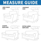 XINEAGE New 4 Pieces Extra Large Couch Covers - Image 6