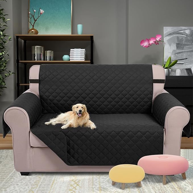 U-NICE HOME Loveseat Sofa Cover Reversible Couch Cover - Image 2