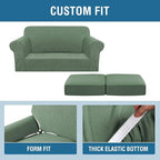 H.VERSAILTEX 3 Piece Stretch Sofa Covers - Image 4