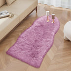 Ciicool Ultra Soft Faux Sheepskin Fur Rug Fluffy Chair Rug - Image 3