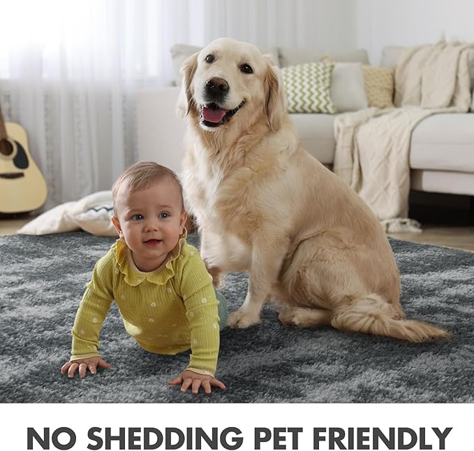 9x12 Ft Extra Large Shag Rugs for Living Room, Ultra Soft Fluffy Furry Area - Image 6