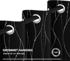 Deconovo Black Out Curtains for Kitchen, 42 x 54 Inch Length 2 Panels Set - Image 7