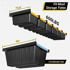6-bin Overhead Garage Storage Rack, Ceiling Storage Racks