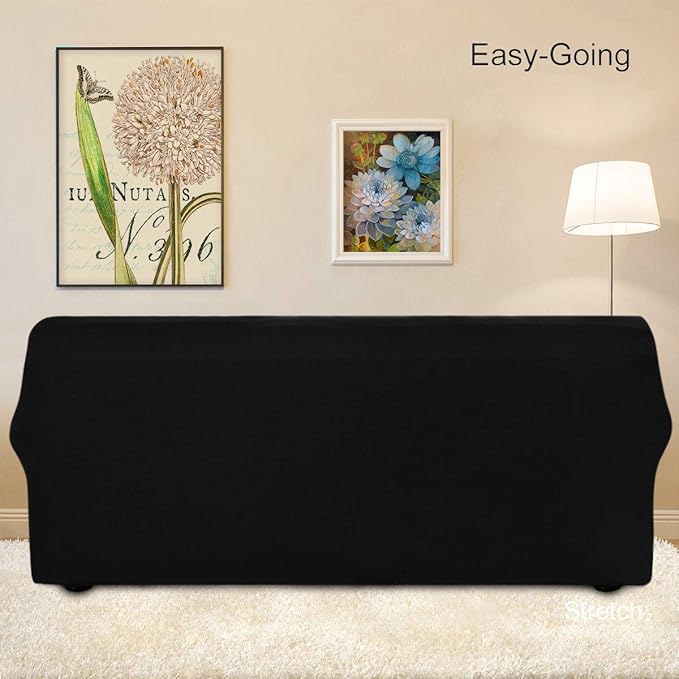 Easy-Going Stretch Sofa Slipcover 1-Piece Sofa Cover Furniture Protector Couch - Image 4