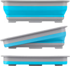 Wakeman Collapsible Bucket for Cleaning Supplies, Blue, 7.27L