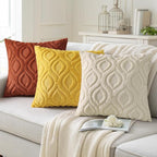 decorUhome Summer Throw Pillow Covers 12x20 Inch Set of 2, Soft Plush Faux Wool - Image 8
