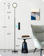 EDISHINE LED Floor Lamp 1300LM Super Bright Reading Floor Lamps Black
