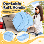 Portable Toddler Travel Bed, Soft Foldable Toddler Bed, Kids Floor Bed