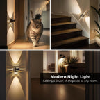 L LOHAS LED Night Light Projector, Night Lights Plug into Wall Light Sensor