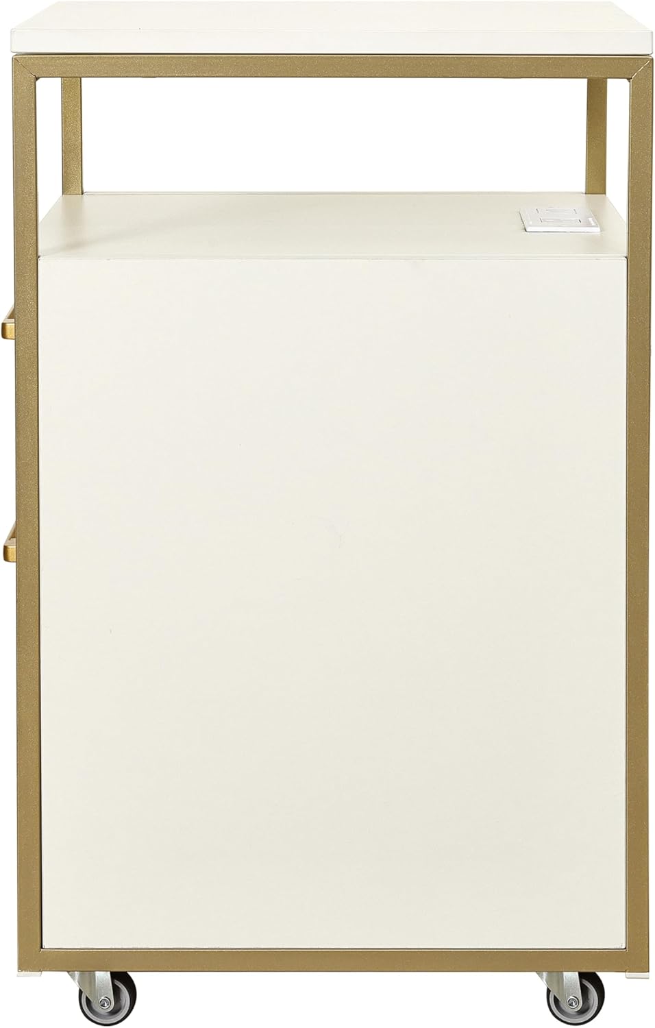 Techni Mobili 2‑Drawer Rolling File Cabinet with Lock, USB & Power Outlet