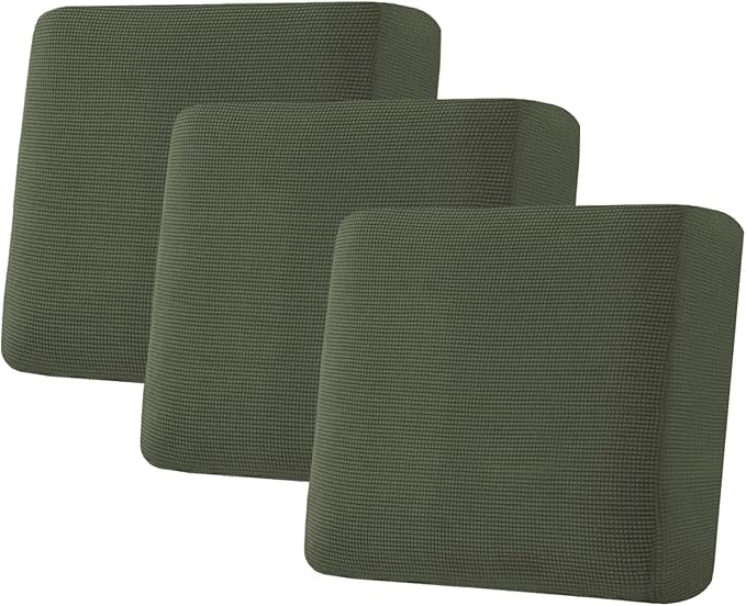 H.VERSAILTEX Super Stretch Individual Seat Cushion Covers Sofa Covers Couch by HVERSAILTEX