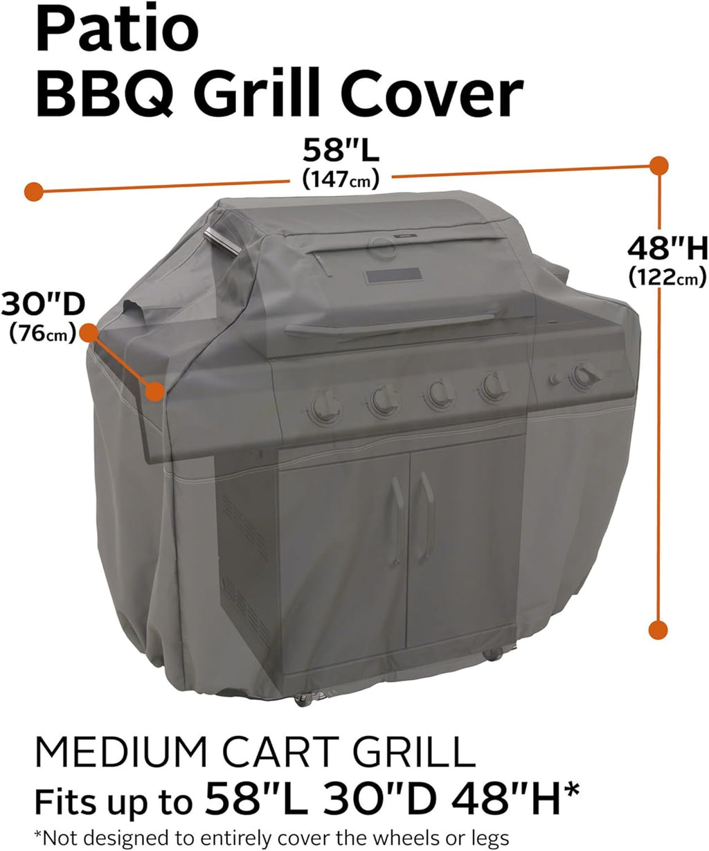 Classic Accessories Ravenna Water-Resistant 59 Inch BBQ Grill Cover for Weber Genesis