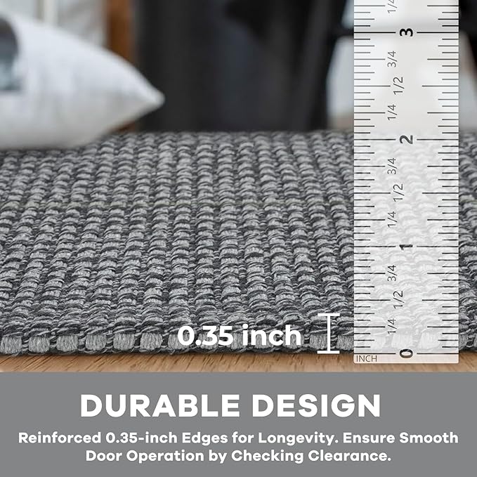 KOZYFLY Runners for Hallways 2x8 ft Washable Kitchen Runner Non Slip Rubber - Image 4