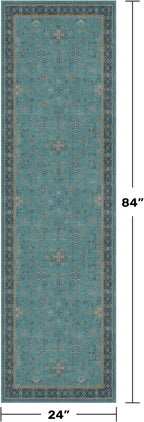 Hazo Haus Boho 2x7 Long Non Slip Kitchen Rug Runner - Image 2